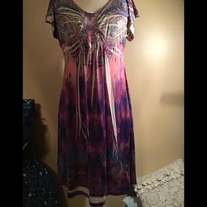 Women’s size  large Apt.9 cap sleeve pullover dress